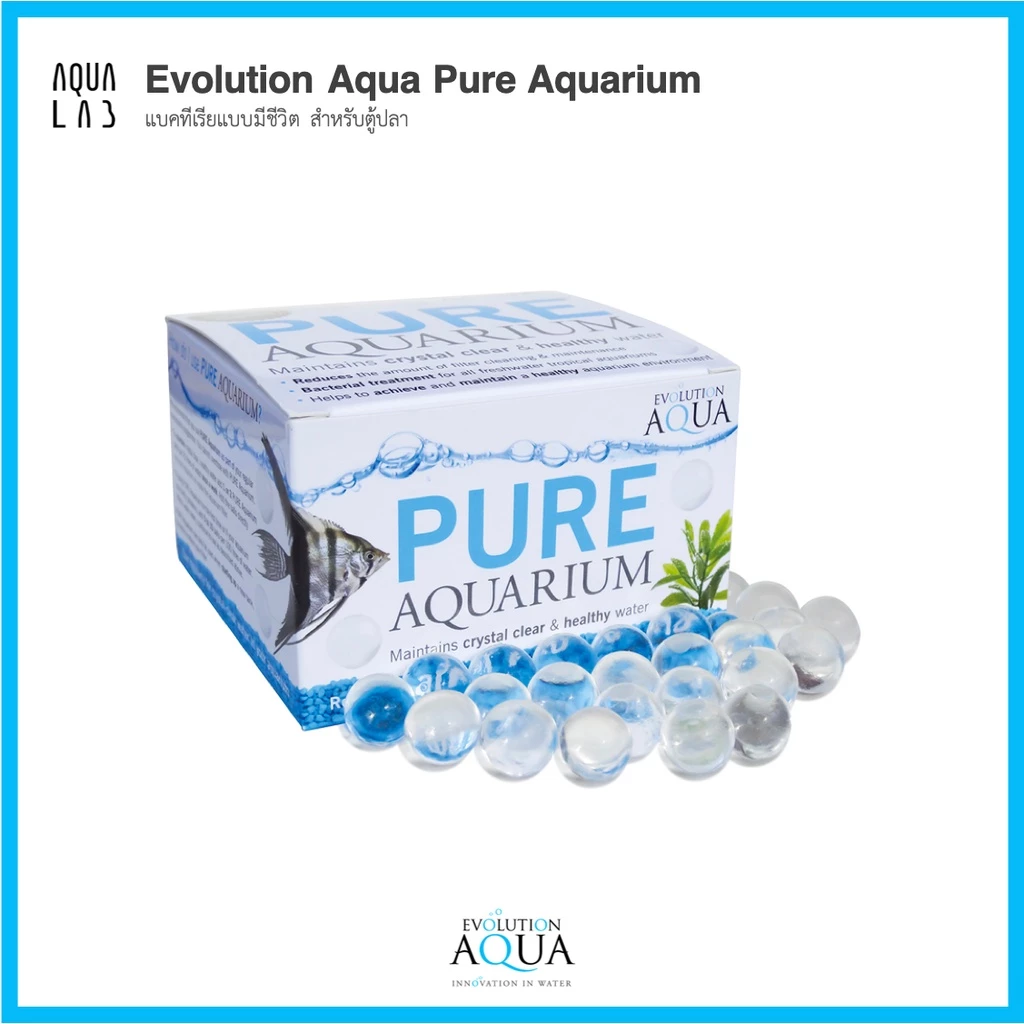 Evolution Aqua Pure Aquarium 250ml แบคทีเรียแบบมีชีวิต สำหรับตู้ปลา
