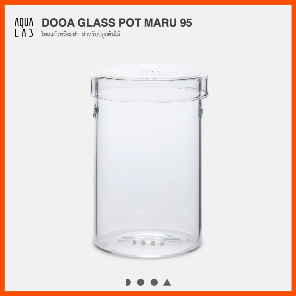 DOOA GLASS POT MARU โหลแก้วพร้อมฝา สำหรับปลูกต้นไม้